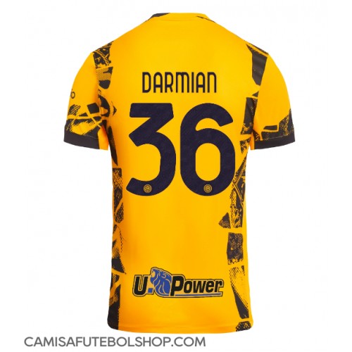 Camisa de time de futebol Inter Milan Matteo Darmian #36 Replicas 3º Equipamento 2024-25 Manga Curta